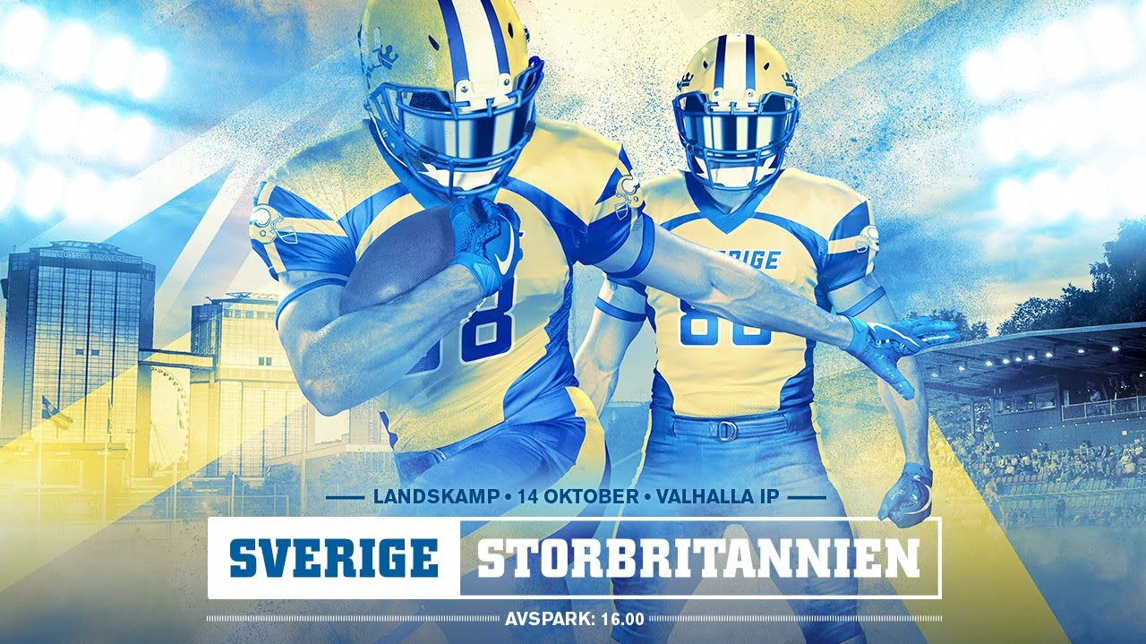 Landskamp Sverige vs Storbritannien