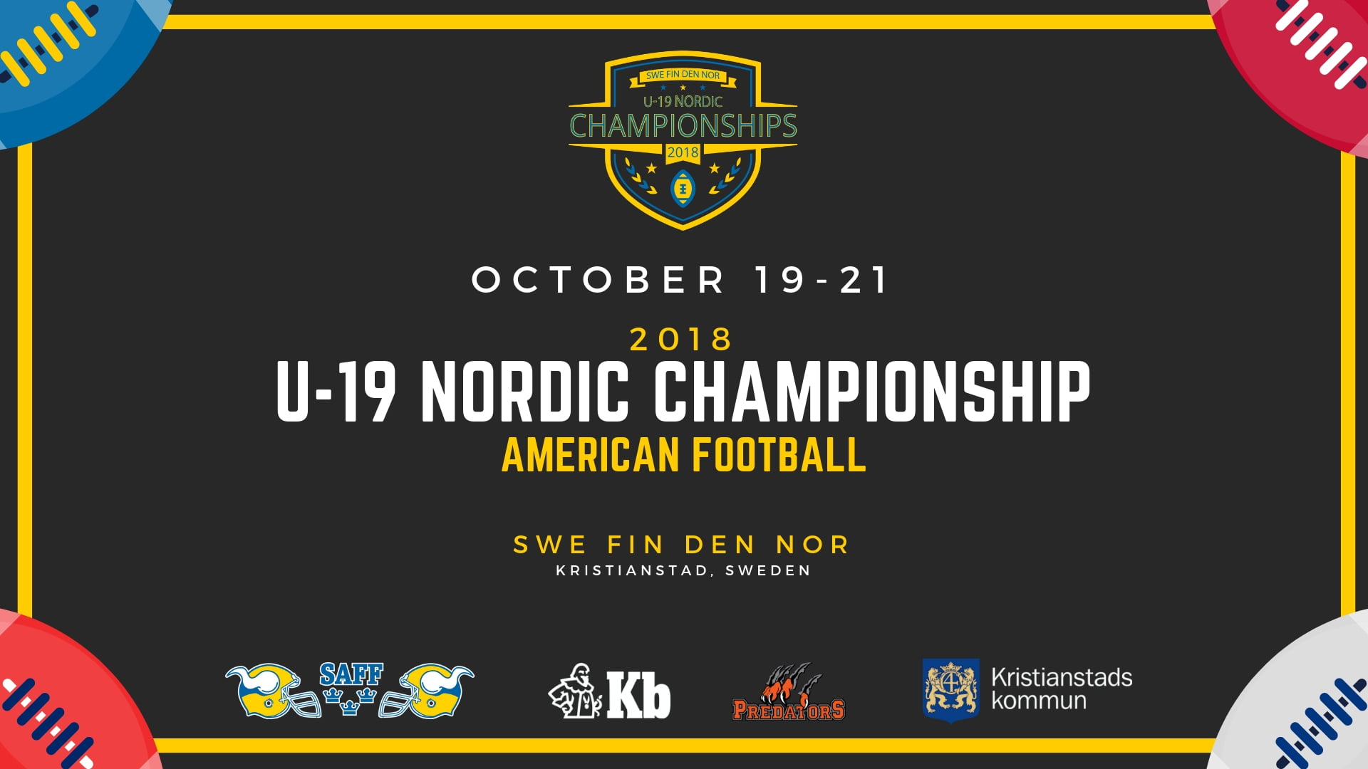 Dags för Nordiska mästerskapen för juniorer