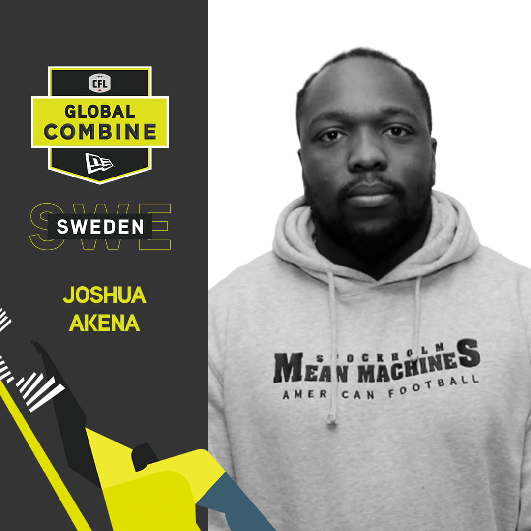 CFL Combine SWEDEN: Joshua Akena, RB