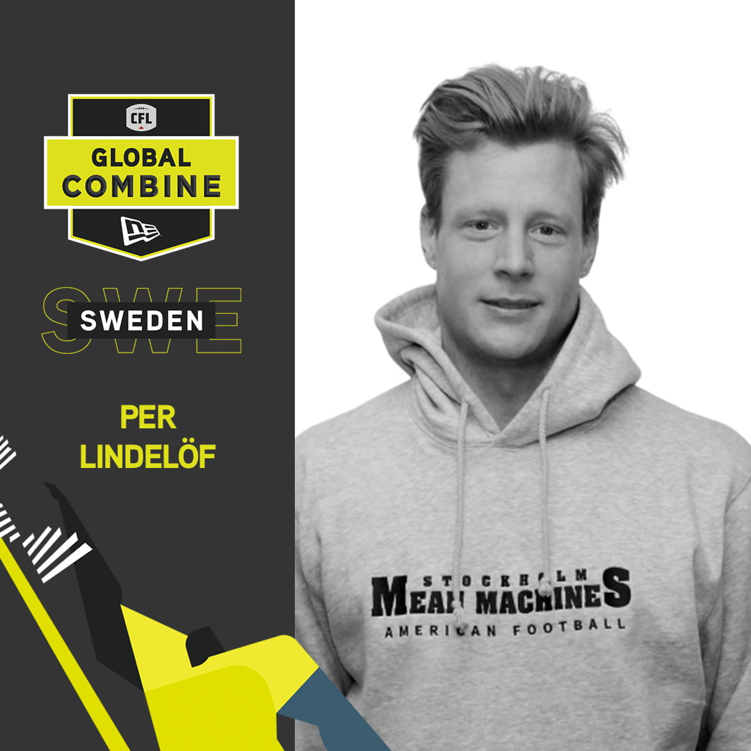 CFL Combine SWEDEN: Per Lindelöf, WR