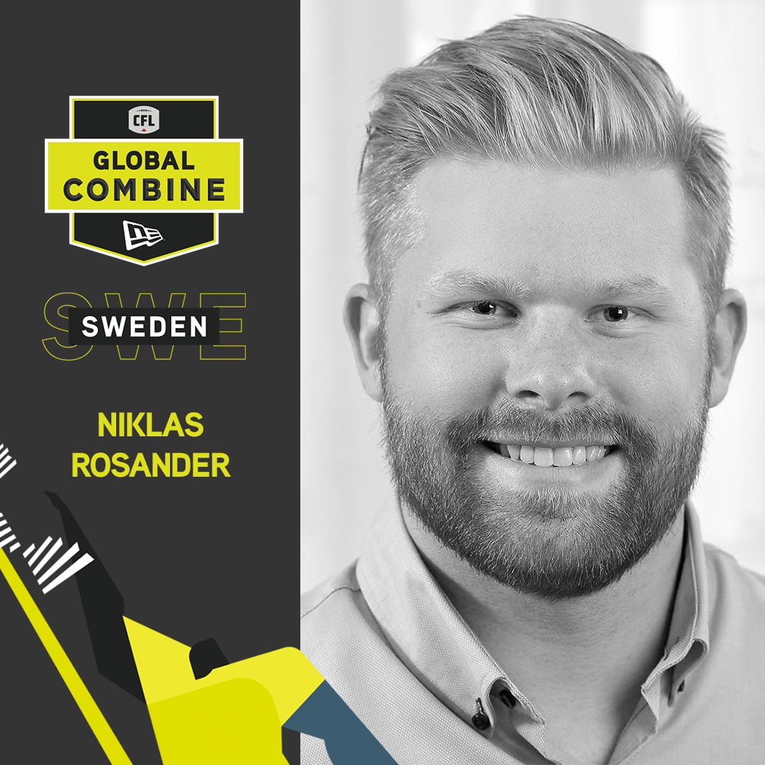 CFL Combine SWEDEN: Niklas Rosander, DL