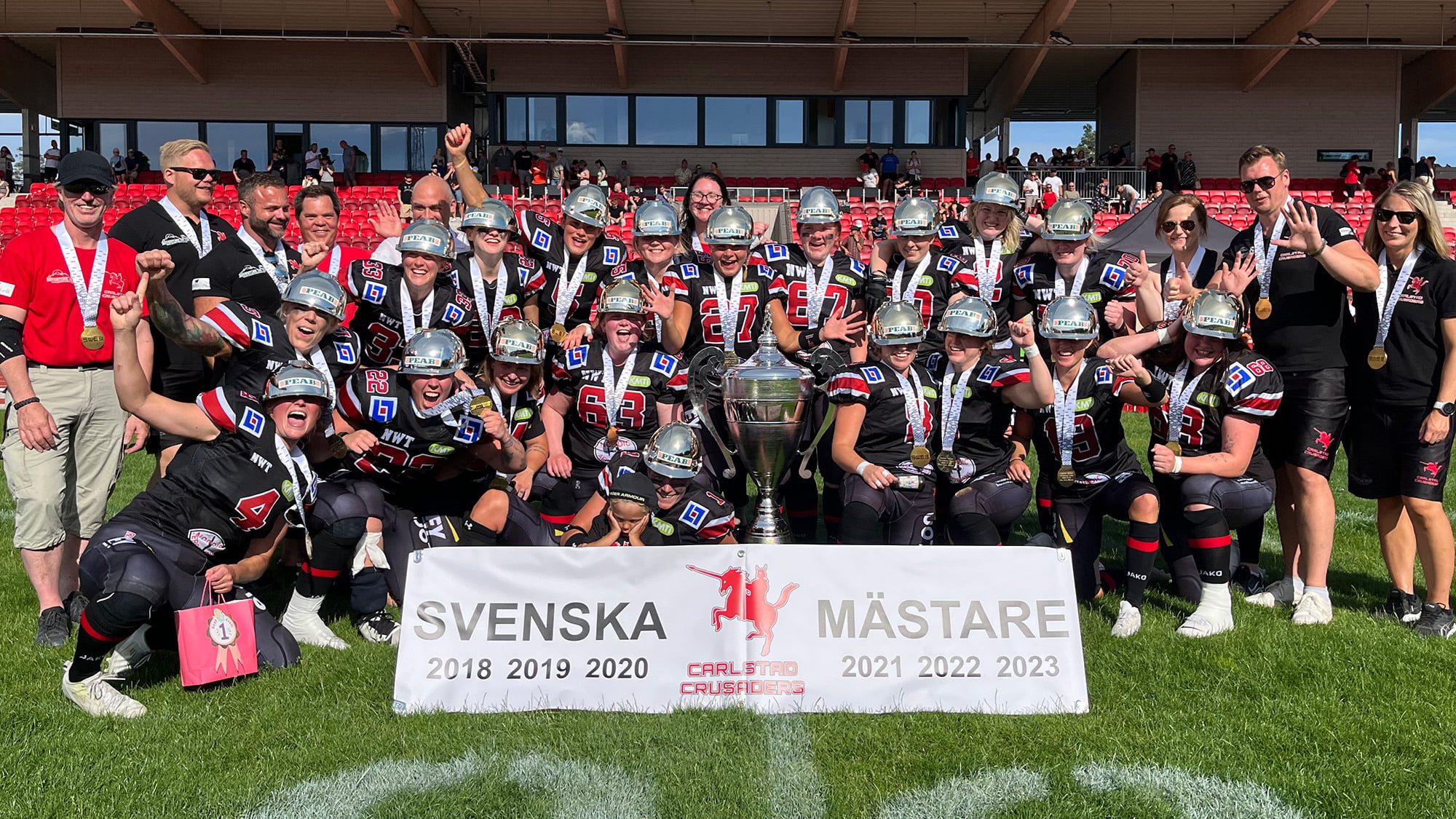 Carlstad Crusaders stormade fram till sjätte raka guldet