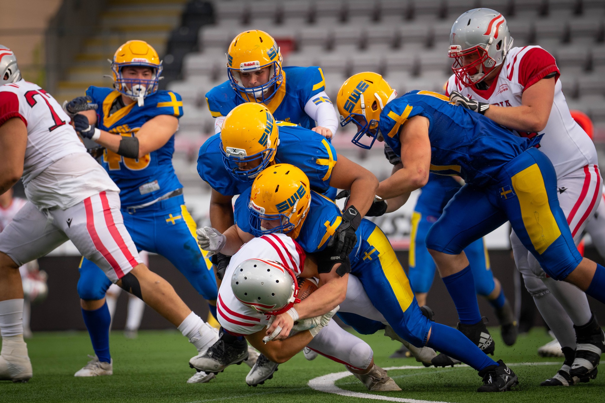 Junior-EM i amerikansk fotboll inleds med Sverige-Danmark under påskhelgen
